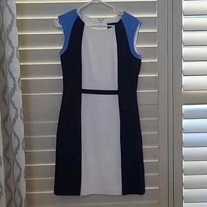 Never worn Color blocked dress ize 6